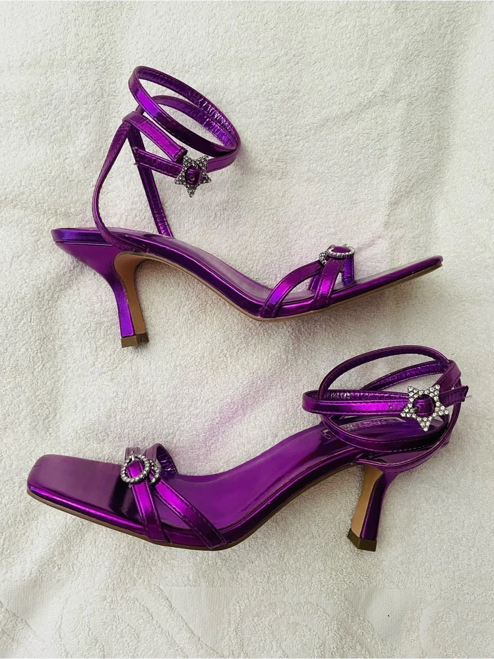 NWT 2 Pairs of Primark Metallic Heels